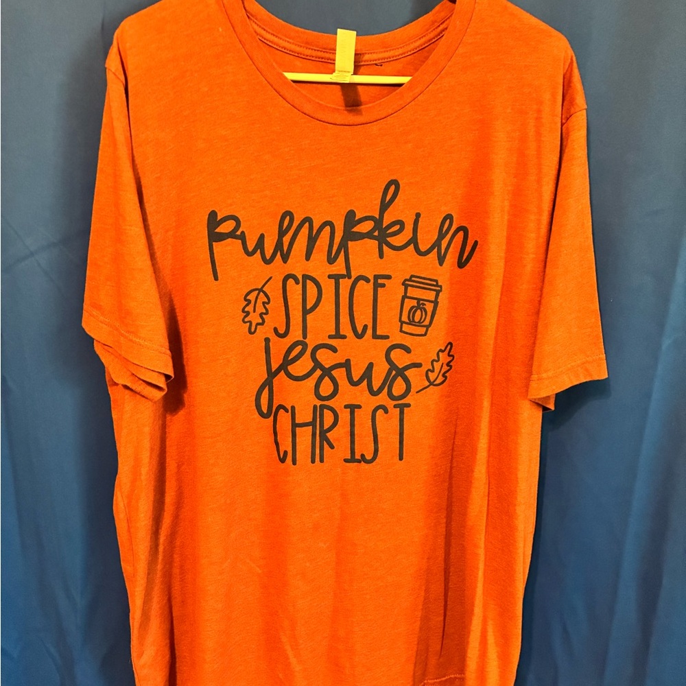 Bella Canvas Pumpkin Spice Graphic Women’s T-Shirt - Orange